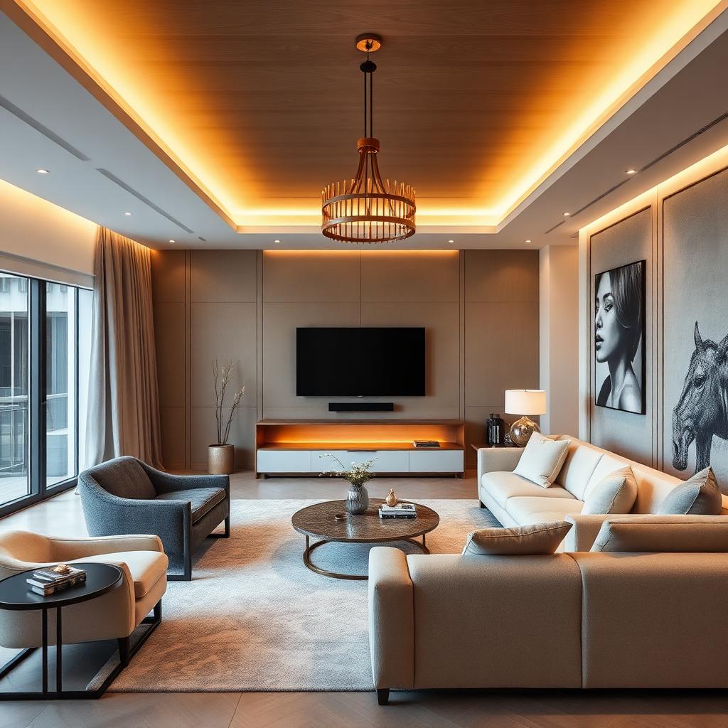 Modern living room interior